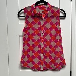 60s Inspired Sheer Blouse [Banana Republic]